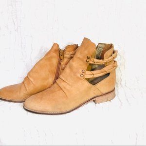 Free People Landslide Boho Leather Bootie 37 / 7